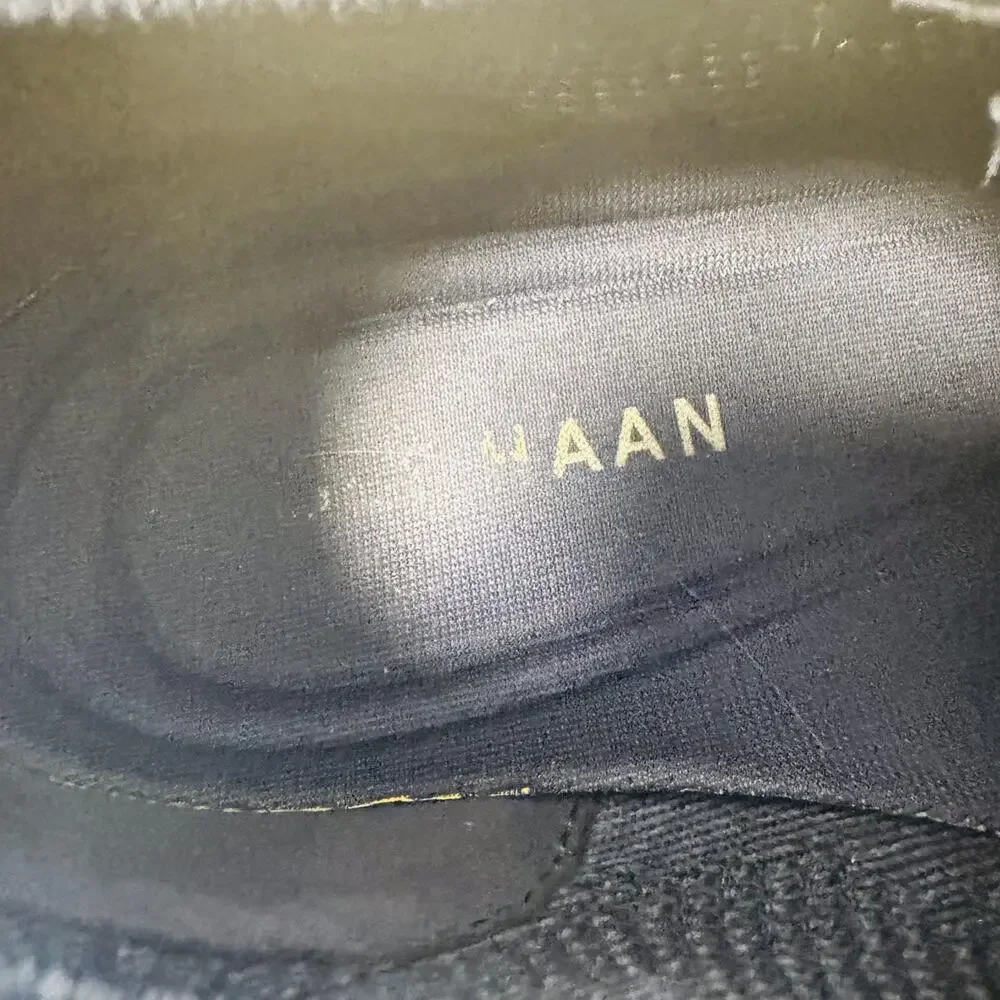 Cole Haan Shoes Mens 11.5 Blue Knit Grand Lace Up Casual Lightweight Sneakers